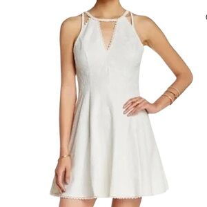 Free People White Skater Dress